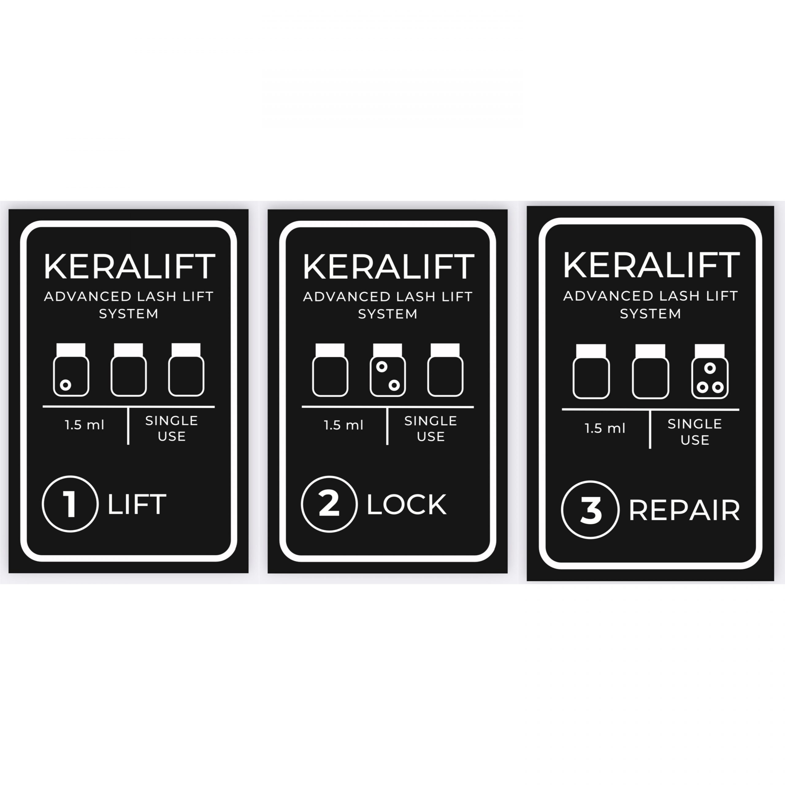 Triple Keratin Lash Lift Essentials Kit (Presale) - Keravie